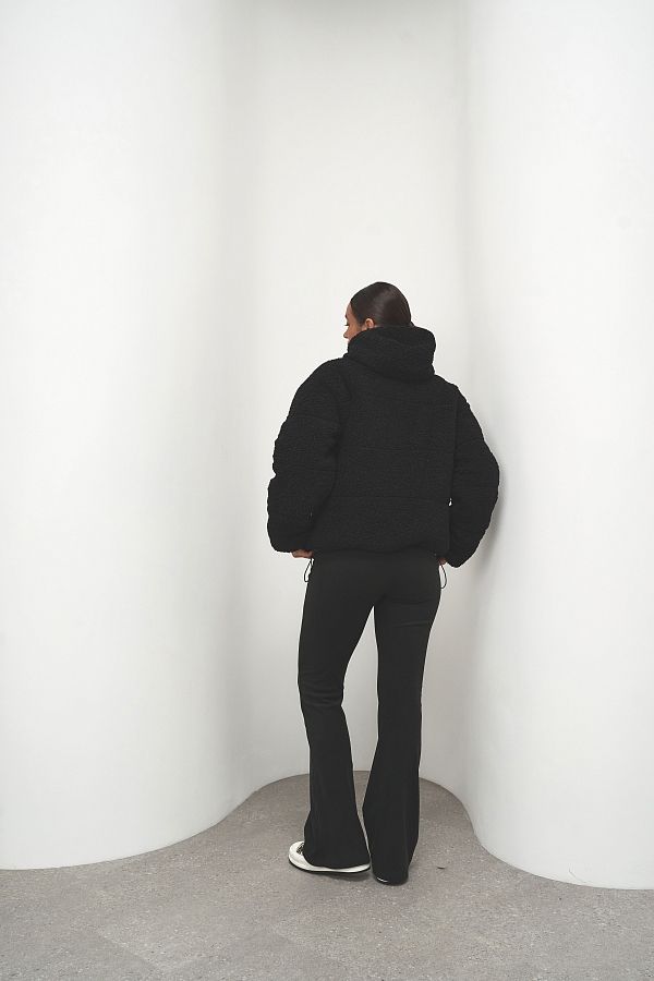 Куртка тедді чорна  240902/4 #RU# Куртка тедди черная 240902/4 № 4