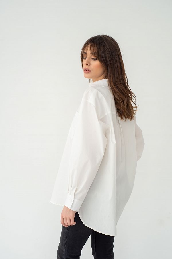 Сорочка котонова класична молочна МБСЧ001/6 #RU# Рубашка котоновая классическая молочная МБСЧ001/6 № 2