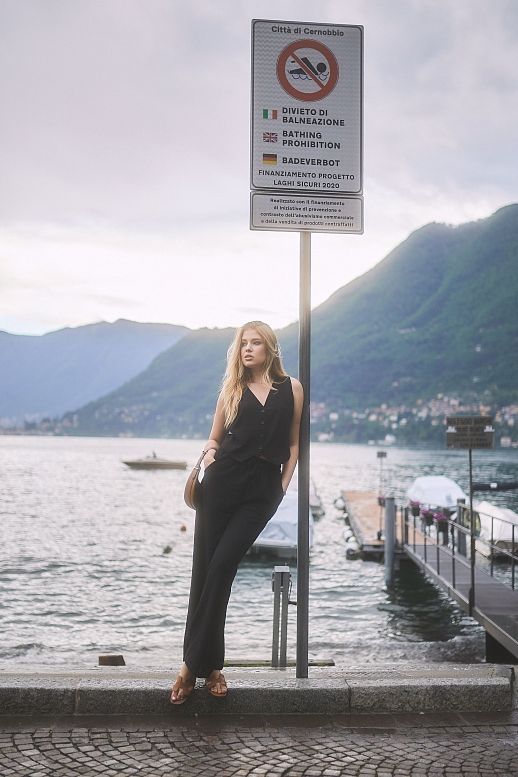 Костюм брюки+жилетка чорний - №2