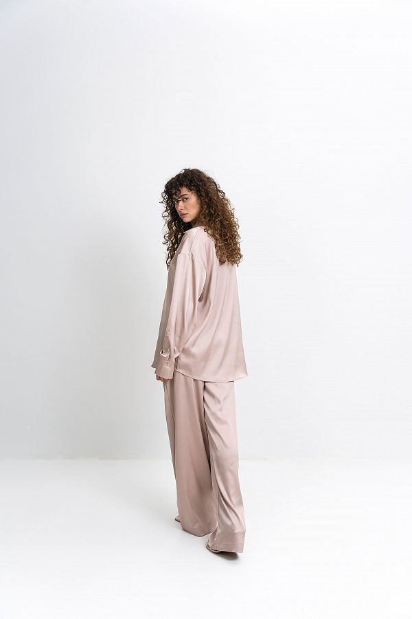 Костюм сатиновий бежевий НФ-00000754/2 #RU# Костюм сатиновый бежевый НФ-00000754/2 № 3