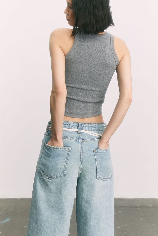 Джинси палаццо блакитні  #RU# Джинсы палаццо голубые  № 3