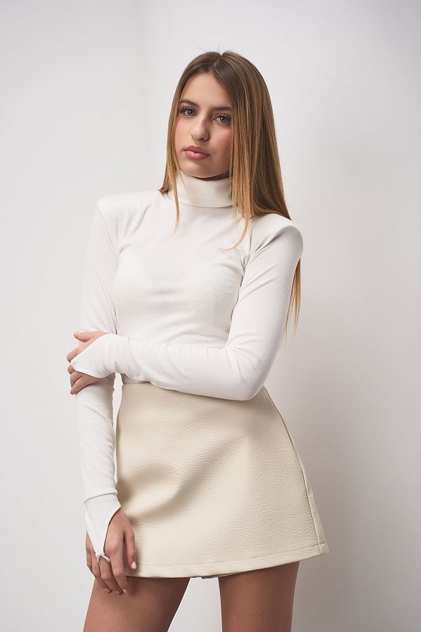 Гольф класичний з підплічниками молочний GOLFPL/02 #RU# Классический гольф с подплечниками молочный  GOLFPL/02 № 3