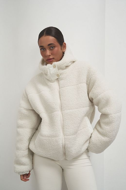 Куртка тедді молочна  - №2