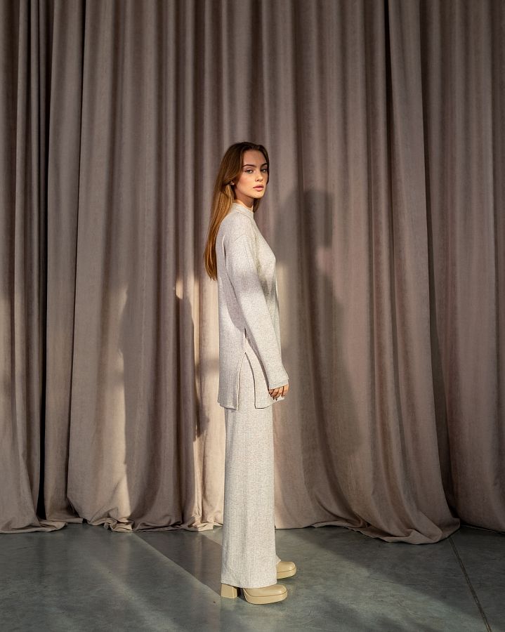 Костюм трикотажний бежевий Н0622/3 #RU# Костюм трикотажный бежевый Н0622/3 № 2