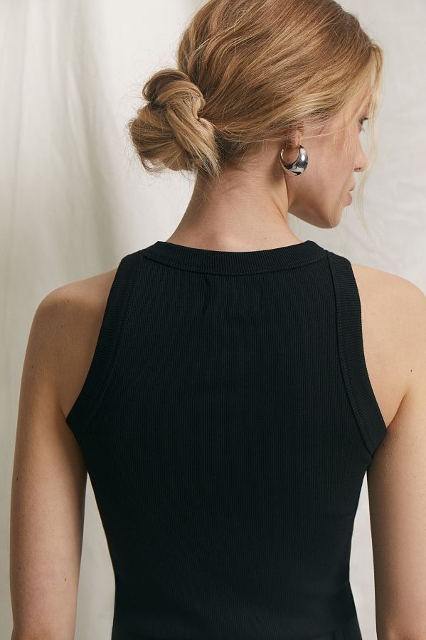 Майка рубчик чорна МА4113/4 #RU# Майка рубчик черная МА4113/4 № 5