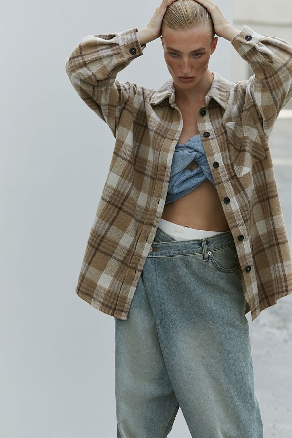 Сорочка утеплена беж МБС4002s/1 #RU# Рубашка утепленная бежевая МБС4002s/1 № 1