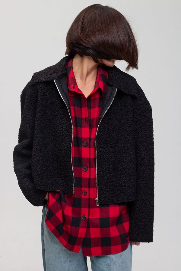 Куртка хутряна чорна SHB04 #RU# Куртка меховая черная SHB04 № 3