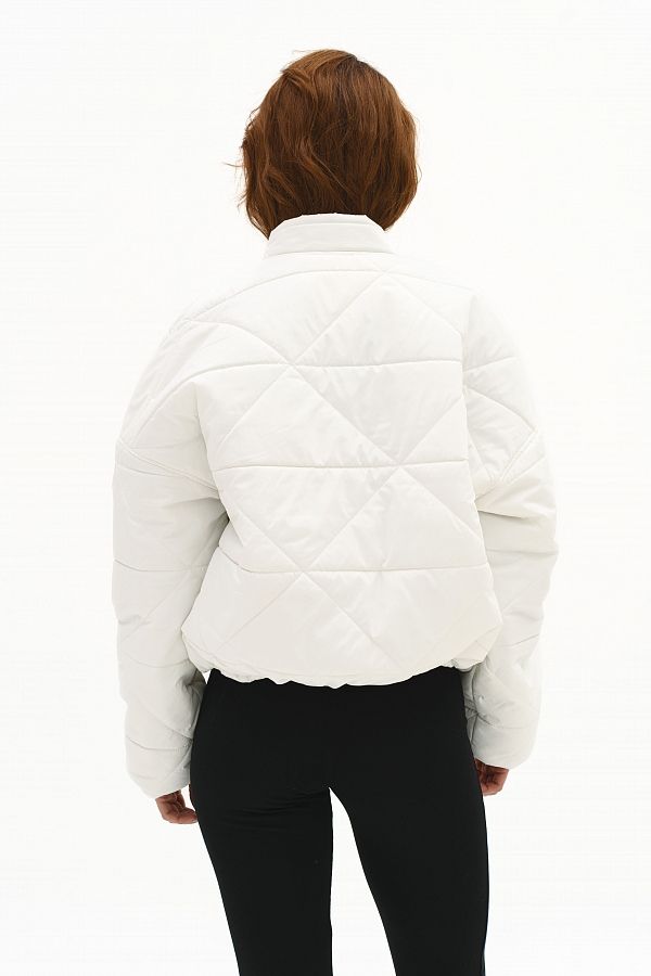 Бомбер на кнопках молочний К0623/4 #RU# Бомбер на кнопках молочный К0623/4 № 5