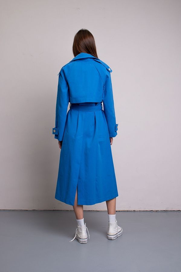 Тренч котоновий синій С0221/2 #RU# Тренч котоновый синий С0221/2 № 5