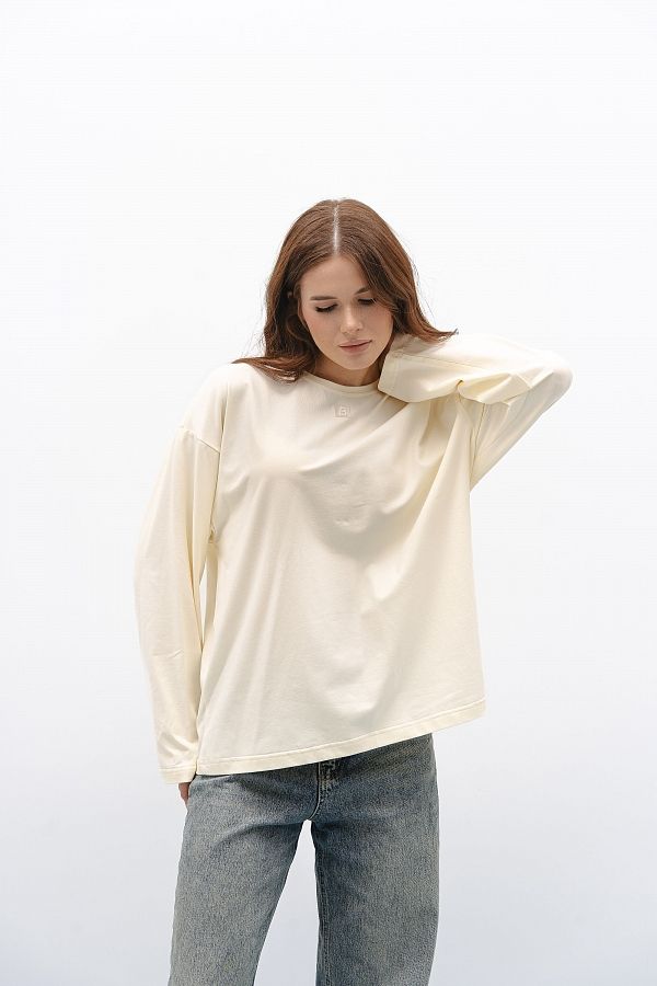 Лонгслів oversize MBocharova лимонний DK0215/5 #RU# Лонгслив oversize MBocharova лимонный DK0215/5 № 1