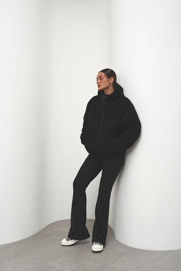 Куртка тедді чорна  240902/4 #RU# Куртка тедди черная 240902/4 № 3